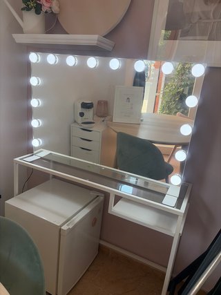 Espejo Tocador Maquillaje Peluquería Luces