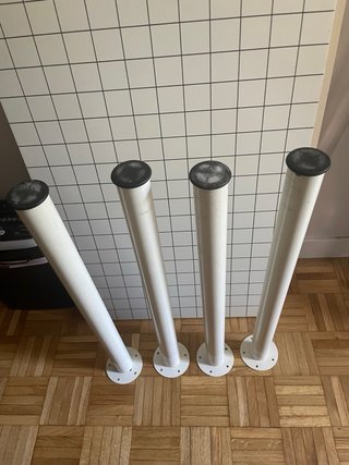Tableros escritorio Ikea + 4 patas