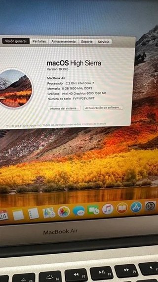 MacBook Air 2017 i7 8GB RAM 128GB SSD