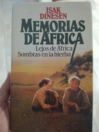 Libro memorias de África de Isak Dinesen