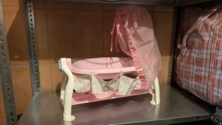 Lote Accesorios para Muñecos: Silla, Cuna y Barco