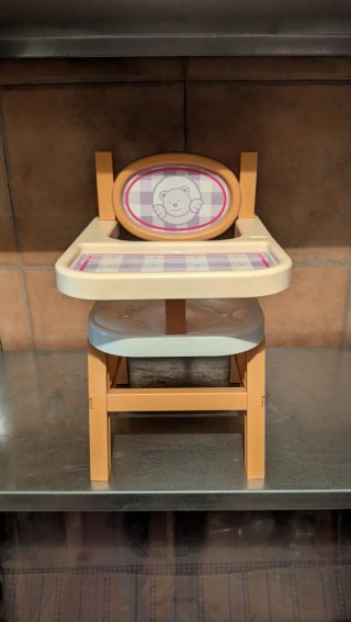 Lote Accesorios para Muñecos: Silla, Cuna y Barco