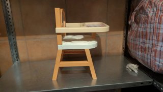 Lote Accesorios para Muñecos: Silla, Cuna y Barco