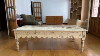 Mesa de centro mexicana de madera