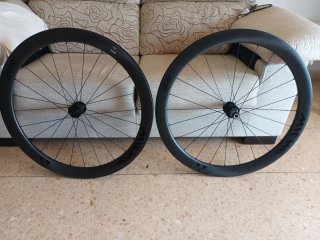 Ruedas carbono Miche Wilier bici carretera 50mm