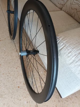 Ruedas carbono Miche Wilier bici carretera 50mm