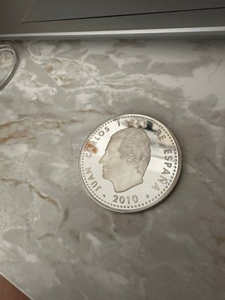 Moneda 10 Euros Plata Sudáfrica Campeones