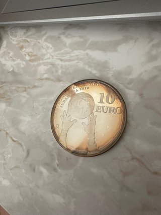 Moneda 10 Euros Plata Sudáfrica Campeones