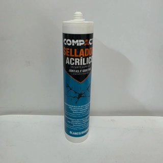 Sellador Acrílico Blanco Compact Fix 300 ml