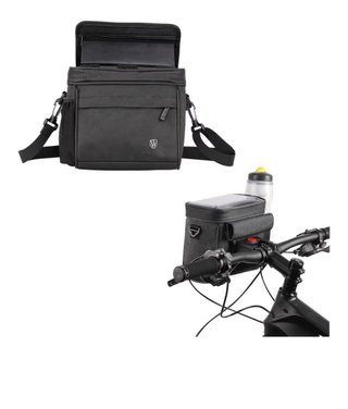 Bolsa Manillar Bici Negra