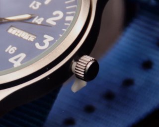 Reloj Militar 41mm Azul Correa NATO