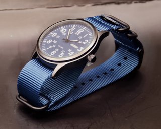 Reloj Militar 41mm Azul Correa NATO