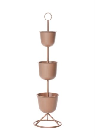 Supporto Vaso Renge Marrone Metallo