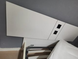 Cabecero, somier y estructura de cama