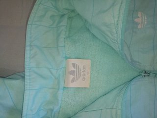 Chaqueta cortavientos Adidas turquesa