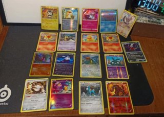 Lote 35 Cartas Pokémon Holo Básicas