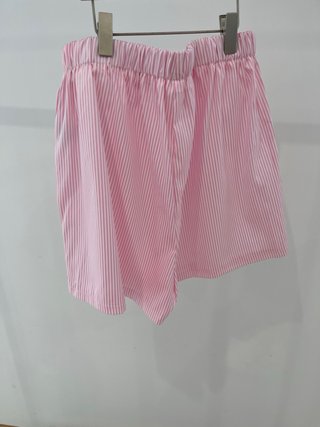 Conjunto Shein T M Rayas Rosas