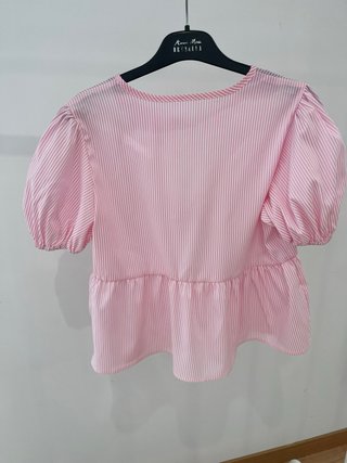 Conjunto Shein T M Rayas Rosas