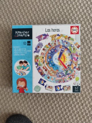 Puzzle Educa Las Horas 63 Piezas