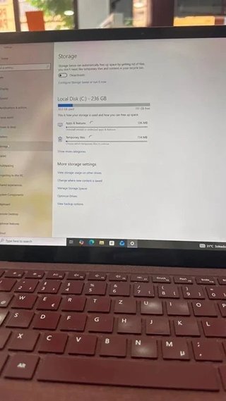 Microsoft Surface Laptop 256GB Táctil
