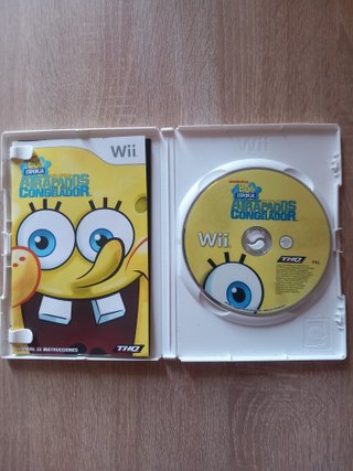 Juegos Wii Bob Esponja + Wii Play