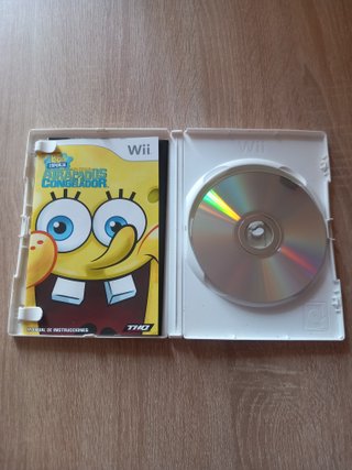 Juegos Wii Bob Esponja + Wii Play