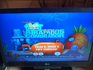 Juegos Wii Bob Esponja + Wii Play