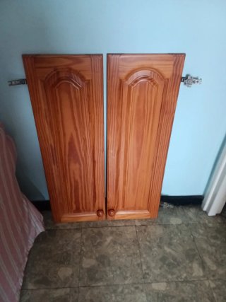 Puertas armario cocina de madera alto 90cm 30cm