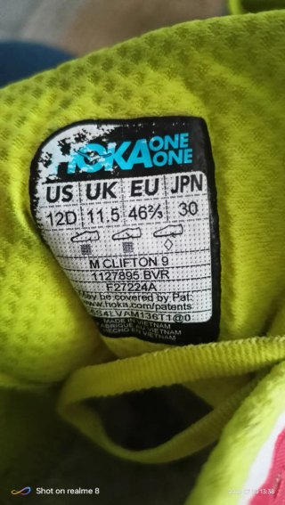 Hoka One One Clifton Scarpe Running Taglia 46