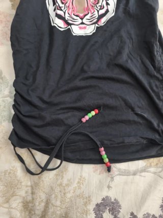 Camiseta sin mangas con estampado de tigre
