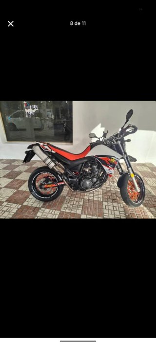 Yamaha XT 660X Supermotard Naranja/Blanco