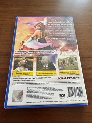 Final Fantasy X PS2 DVD