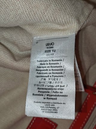 Borsa Liu Jo Pelle Rosso Corallo