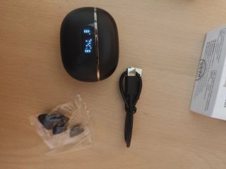 Auriculares Inalámbricos Negro y Dorado