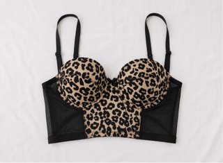 Corsé animal print con tiras Talla XS