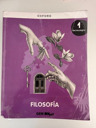 Filosofía 1º Bachillerato. Libro del estudiante...