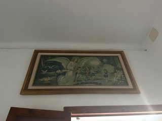 Cuadro antiguo Ángel de la Guarda
