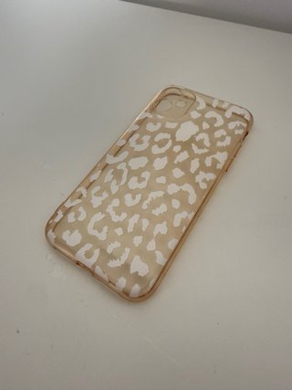 Custodia iPhone 11 Trasparente Leopardo