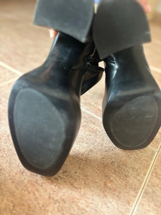 Botines plataforma negros Stradivarius