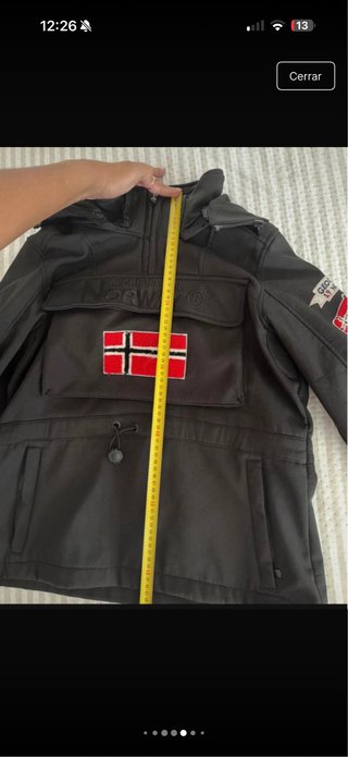 Chaqueta Geographical Norway Negra Talla L