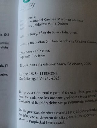 Librode texto. Lengua. Bachillerato. C.S.