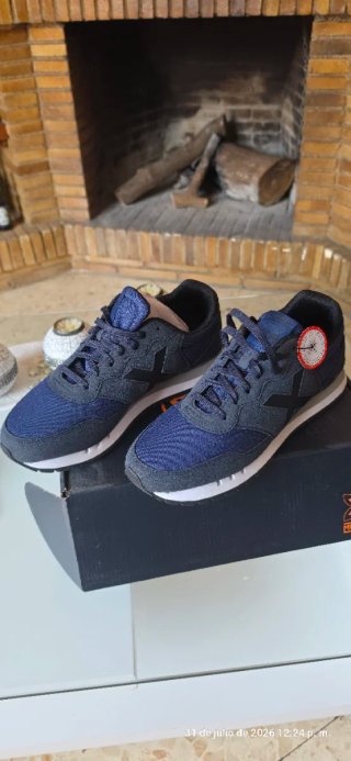 Zapatillas Munich Azul y Gris