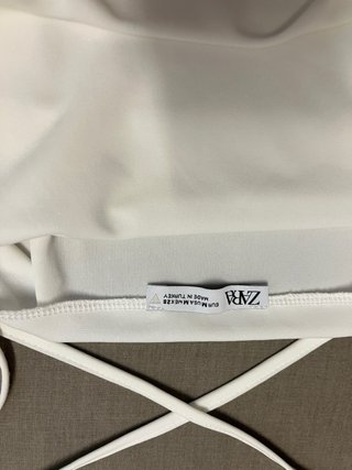 Top Zara Tirantes Cruzados