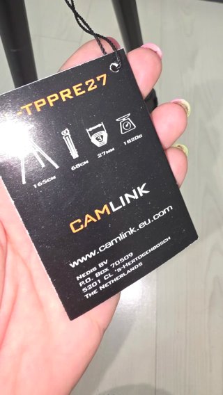 Trípode Cam-link Negro