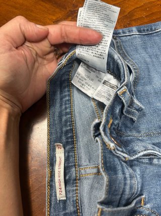Levi's 724 High Rise Straight W27 Donna