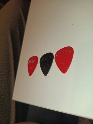 3 púas de guitarra Koma