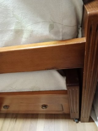 Cama nido de madera
