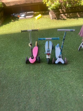 Lote 3 patinetes infantiles