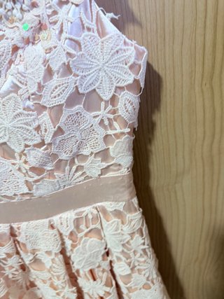 Abito Macramè Rosa