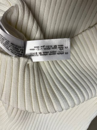 Top palabra de honor Zara blanco Talla M
